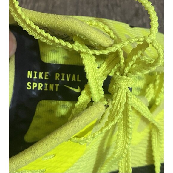 Nike Rival Sprint Neon Yellow Track & Field Shoes Cleats Men’s Size 9 - Picture 9 of 12